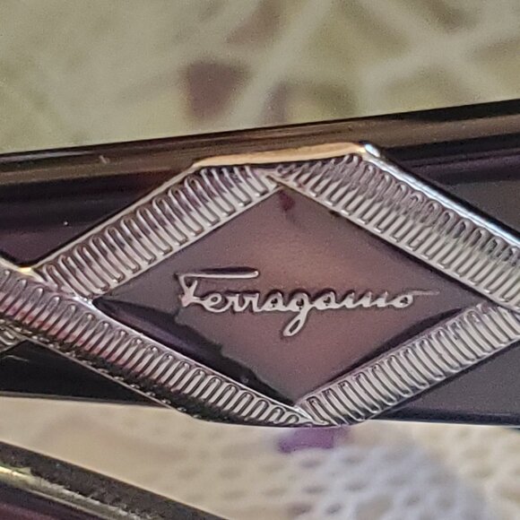 Salvatore Ferragamo Black Sunglasses